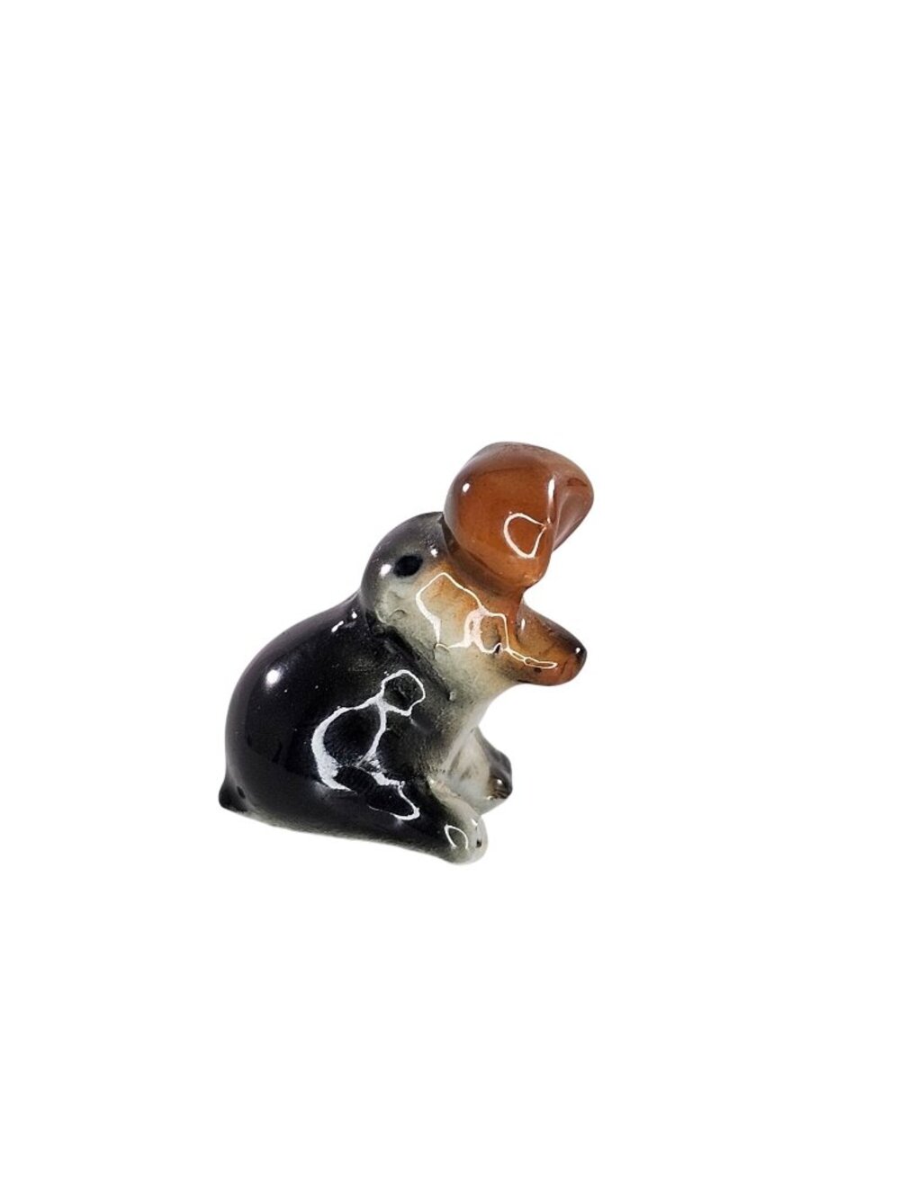 Hagen Renaker Hippopotamus Baby Mouth Open Miniature Figurine